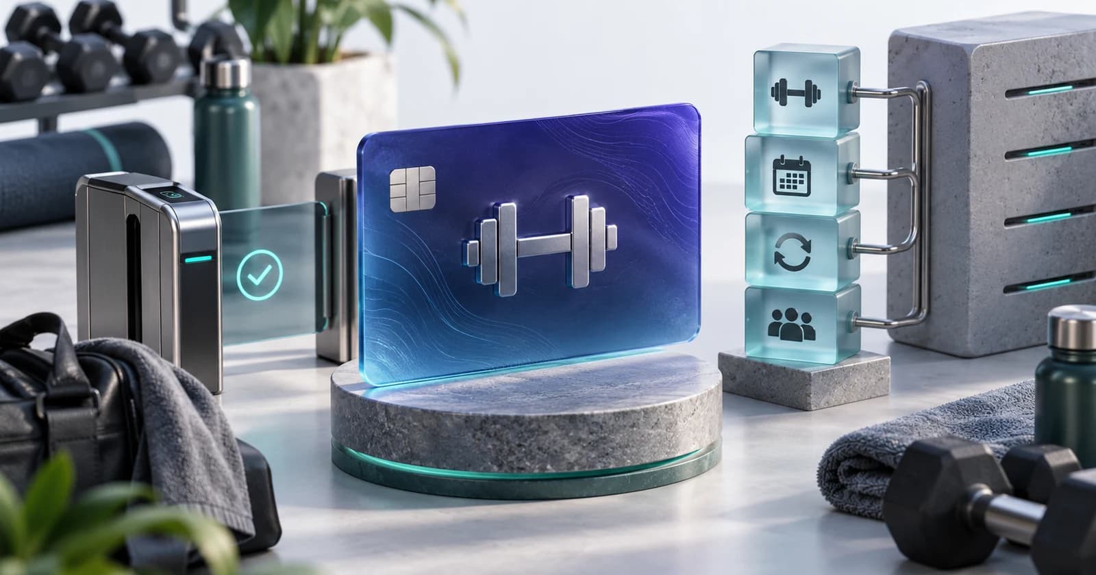 Cover illustration for: Gym Membership NFT: ERC721 for Passes, Check-Ins, and Renewals