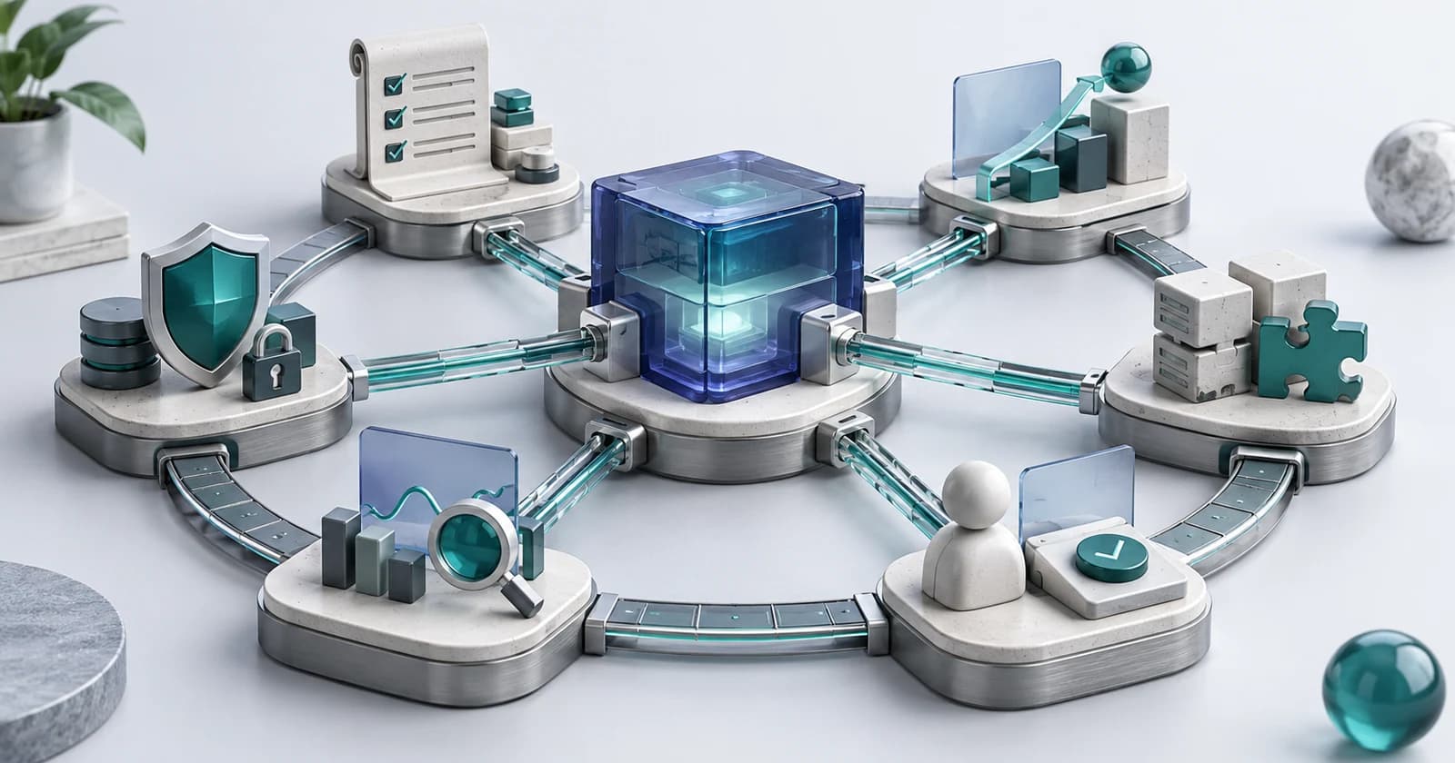 Cover illustration for: AI Agent Development Services: A Production Checklist