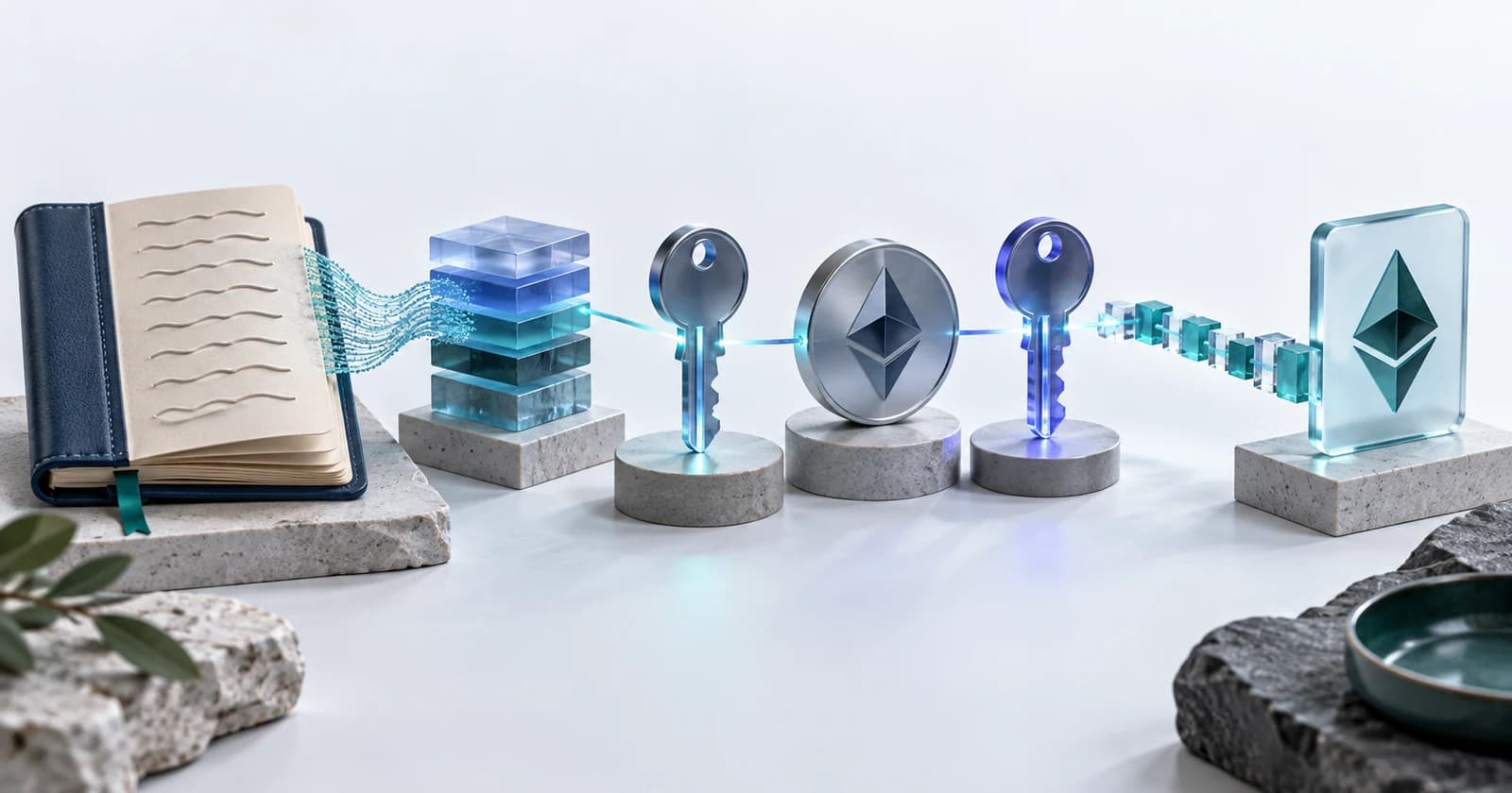Cover illustration for: How Ethereum Wallets Work: Keys, Addresses, Signing